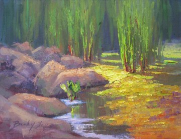 wetlands garden Oil Paintings